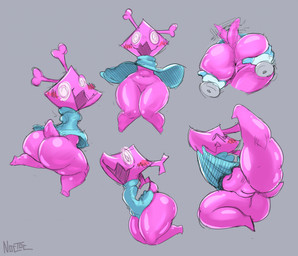 anthro anus armless belly big_butt blush butt butt_grab clothed clothing clothing_lift disembodied_hand duo excited feet female flat_chested front_view genitals glistening glistening_body grey_background hand_on_butt huge_butt huge_hips huge_thighs innie_vulva legs_together looking_at_viewer motion_lines multiple_poses navel open_mouth open_smile pose presenting presenting_hindquarters purple_body raised_leg rear_view shirt shirt_lift short_tail shortstack shortstack_female side_view simple_background slightly_chubby small_feet smile solo_focus spiral spiral_eyes spread_anus spread_butt spread_legs spreading square_(anatomy) tail tail_motion tailwag thick_tail thick_thighs topwear vulva wide_hips noctoc deltarune undertale_(series) darkner virovirokun 2021 colored digital_media_(artwork) hi_res shaded
