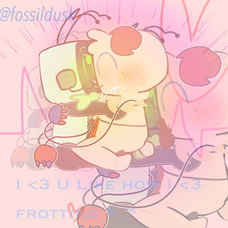 chest_tuft claws electronics female frottage genitals hug knot machine male male/female microphone penile penis penises_touching sex tail tuft fossildusk blushcrunch_studio dandy's_world roblox goob_(dandy's_world) vee_(dandy's_world) robot 1:1 hi_res trans_(lore) trans_woman_(lore)