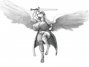 anthro big_breasts breasts canine clothed clothing feathered_wings feathers female huge_breasts hybrid mammal melee_weapon ndragon3 nipple_bulge solo sword voluptuous weapon wings
Rating: Questionable
Score: 0
User: Cat-in-Flight
Date: April 22, 2018 anthro big_breasts breasts canine clothed clothing feathered_wings feathers female huge_breasts hybrid mammal melee_weapon ndragon3 nipple_bulge solo sword voluptuous weapon wings
Rating: Questionable
Score: 0
User: Cat-in-Flight
Date: April 22, 2018