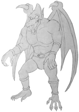 anklet anthro bracelet briefs briefs_only clothed clothing empty_eyes fangs featureless_chest humanoid_pointy_ears jewelry male membrane_(anatomy) membranous_wings open_mouth pointy_ears solo teeth tongue topless underwear underwear_only wings sammychan816 capcom demon's_crest gargoyle's_quest ghosts_'n_goblins firebrand demon gargoyle red_arremer hi_res monochrome traditional_media_(artwork)