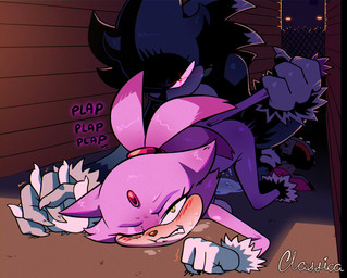 4_fingers after_transformation alley alley_sex ambiguous_penetration anthro anthro_on_anthro anthro_penetrated anthro_penetrating anthro_penetrating_anthro ass_up blush blush_lines bodily_fluids chain-link_fence claws clothing cum cum_pool doggystyle duo eye_glint feet female female_anthro female_penetrated fence finger_claws fingers fist footwear footwear_only forehead_gem from_behind_position gem genital_fluids hair hand_holding hero interlocked_fingers interspecies lycanthropy male male/female male_anthro male_penetrating male_penetrating_female mostly_nude mostly_nude_anthro mostly_nude_female mostly_nude_male one_eye_closed onomatopoeia penetration penile penile_penetration plap ponytail possessive princess public public_sex rough_sex royalty sex shoes shoes_only sound_effects tail tail_pull text three-quarter_view wall_(structure) classica_p mythology sega sonic_the_hedgehog_(series) sonic_unleashed blaze_the_cat sonic_the_hedgehog sonic_the_werehog canid canine domestic_cat eulipotyphlan felid feline felis hedgehog mammal mythological_canine mythological_creature werecanid werecanine werecreature wereeulipotyphlan werehog werewolf english_description hi_res