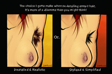 armpit_fetish armpit_hair body_hair female hair nipples not_furry red_hair solo text rattfood human mammal absurd_res english_text hi_res