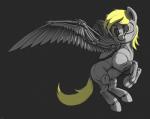 blonde_hair bone cutie_mark derp_eyes feathered_wings feathers female feral grey_background grey_body grey_feathers hair short_hair simple_background solo wings dimfann friendship_is_magic hasbro my_little_pony mythology derpy_hooves_(mlp) equid equine mammal mythological_creature mythological_equine pegasus 2015 absurd_res digital_media_(artwork) hi_res