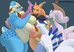 anal anthro anthrofied ball_fondling balls belly big_breasts breasts charizard countershading fellatio female female_penetrated female_rimming_male fondling generation_1_pokemon generation_2_pokemon generation_6_pokemon genitals goodra group lapras larger_female legendary_pokemon lugia male male/female male_penetrating male_penetrating_female nintendo oral oral_penetration penetration penile pidgey pokemon pokemon_(species) rimming sex simple_background size_difference smaller_male splashyu text