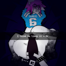 agitated alternative_fashion angry anthro ass_play bed bedroom blush bodily_fluids butt butt_focus caption cockslap dark duo embarrassed emoticon first_person_view football_jersey fur fur_markings furniture genitals hair looking_at_viewer male male/male markings penis penis_in_hand pink_hair punk slap sweat sweaty_butt white_body white_fur oboegollum ncaa ole_miss_rebels university_of_mississippi naku_(oboegollum) felid feline mammal 1:1 2025 animated hi_res no_sound short_playtime video