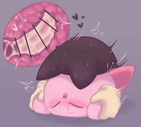 ambiguous_gender ambiguous_penetrated armless biped blush blush_lines blush_stickers bodily_fluids brown_body brown_fur censor_bar censored_genitalia censored_penis cum cum_inside cum_splatter cum_string cutaway duo eyes_closed floating_hands from_front_position fur genital_fluids genitals grey_background heart_symbol holding_partner humanoid_genitalia humanoid_penis ineffective_censorship internal legless looking_pleasured lying male male/ambiguous male_penetrating male_penetrating_ambiguous missionary_position on_back penetration penis pink_body red_body sex simple_background sweat sweatdrop three-quarter_view thrust_lines thrusting ariarik_o0 kirby_(series) nintendo kirby magolor waddling_head 2023 censored digital_drawing_(artwork) digital_media_(artwork) hi_res