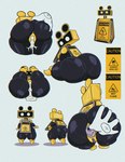 anal anal_fingering anus big_butt bodily_fluids butt butt_grab cum cum_in_ass cum_inside female fingering fingers genital_fluids genitals hand_on_butt machine not_furry pussy solo thick_thighs yellow_body kojoarts five_nights_at_freddy's five_nights_at_freddy's_3 scottgames wet_floor_bot_(fnaf) robot 2023 digital_media_(artwork) full-length_portrait half-length_portrait hi_res portrait