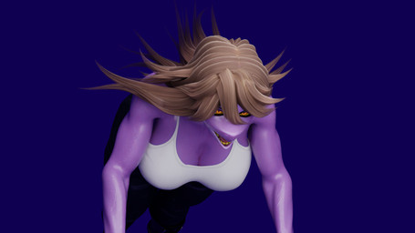 anthro big_breasts bodily_fluids breasts clothed clothing exercise female muscular solo sweat lufacei samzan_(modeler) deltarune undertale_(series) susie_(deltarune) dinosaur prehistoric_species reptile scalie 16:9 blender_(artwork) blender_cycles_(artwork) digital_media_(artwork) hi_res widescreen