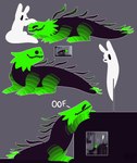 :3 ambiguous_gender big_tail biped black_body black_eyes black_nose black_scales duo feral fur green_body green_scales grey_background headpat larger_ambiguous larger_feral leg_markings looking_at_another markings monotone_body monotone_fur monotone_tail multicolored_body multicolored_scales on_hind_legs oof petting pole quadruped scales screencap side_view simple_background size_difference smaller_ambiguous smaller_feral smile snout socks_(marking) standing tail tapering_tail text two_tone_body two_tone_scales white_body white_ears white_fur white_tail tamymew rain_world videocult survivor_(rain_world) green_lizard_(rain_world) lizard lizard_(rain_world) mammal reptile scalie slugcat 2019 colored digital_media_(artwork) english_text hi_res multiple_images