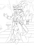 anthro aval0nx black_and_white blaze_the_cat breasts cat cleavage clothed clothing ear_piercing feline female mammal monochrome piercing sega sonic_(series) sword weapon
Rating: Safe
Score: 2
User: Robinebra
Date: January 09, 2013