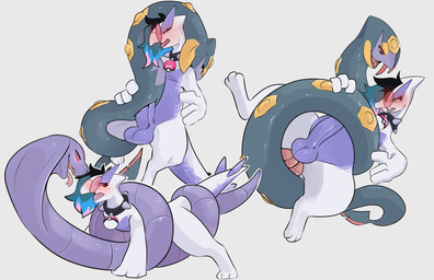 2_penises anal anal_penetration animal_genitalia animal_penis anthro anthro_on_feral bestiality big_penis blush coiling collar dominant dominant_feral erection eyewear eyewear_only fangs feral genitals group hemipenes hypnosis hypnotic_eyes male male/male male_anthro male_feral male_penetrated male_penetrating male_penetrating_male mind_control multi_genitalia multi_penis nude penetration penile penile_penetration penis penis_in_ass pokeball serpentine sex slit_penetration slit_play snake_hood spiked_collar spikes sunglasses sunglasses_only tapering_penis teeth trio versatile wearing_sunglasses cometdragonite nintendo pokemon arbok generation_1_pokemon generation_2_pokemon generation_3_pokemon legendary_pokemon lugia pokemon_(species) reptile scalie seviper hi_res