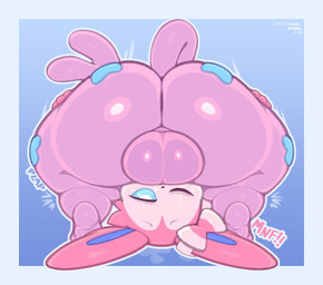 backsack balls big_balls big_butt butt contact_onomatopoeia duo femboy fur genitals huge_butt impact_onomatopoeia josou_seme looking_pleasured male muffled onomatopoeia oral pink_body pink_fur plap purple_body purple_fur rear_view sound_effects tail text vowelless vowelless_vocalization wide_hipped_male wide_hips frumples nintendo pokemon eeveelution espeon generation_2_pokemon generation_6_pokemon mammal pokemon_(species) sylveon 2023 digital_media_(artwork) english_text