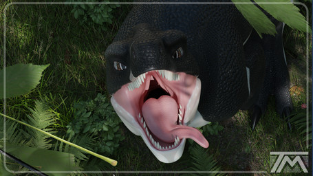 angry border deep_throat flower gaping_throat imminent_vore leaf logo looking_at_viewer looking_up looking_up_at_viewer mouth_shot multicolored_body open_mouth oral oral_penetration oral_vore outside penetration plant throat_opening tongue tongue_out vore thatman jinnoaka_(modeler) blender_(copyright) queen_(thatman_23) interceptor 16:9 3d_(artwork) blender_(artwork) blender_cycles_(artwork) digital_media_(artwork) hi_res widescreen