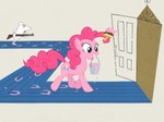 cartoon_physics duo female feral male png_file simple_background toony vector_art culu-bluebeaver friendship_is_magic hasbro my_little_pony pink_panther_(series) pinkie_pie_(mlp) equid equine horse mammal pony digital_drawing_(artwork) digital_media_(artwork) hi_res