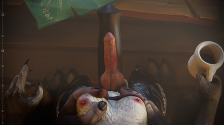 animal_genitalia animal_penis anthro balls beverage big_penis breast_play breasts canine_genitalia canine_penis coffee coffee_mug container cup duo equine_genitalia equine_penis first_person_view genitals gynomorph hand_on_breast hooves huge_penis intersex intersex/intersex nipples penis penis_size_difference text thatworgen blizzard_entertainment warcraft destiney_crawford_(thatworgen) bovid bovine canid mammal tauren werecanid werecreature worgen 2024 3d_(artwork) absurd_res autodesk_3ds_max_(artwork) digital_media_(artwork) hi_res url watermark