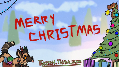 black_body black_fur black_hair black_nose brown_body brown_fur christmas_clothing christmas_decorations christmas_headwear christmas_lights christmas_tree clothing feral fur hair headgear headwear holidays male orange_eyes plant quadruped tan_body tan_fur tree white_body white_fur wicked_whiskers zgf_art christmas paint_(razim) african_wild_dog canid canine gulonine mammal marten mustelid musteline pine_marten 2025 animated hi_res