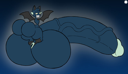 anthro balls big_balls big_butt big_penis blue_body blue_fur bottom_heavy bubble_butt butt clothing curvy_figure eyelashes fangs femboy footwear fur genitals glowing gradient_background head_tuft high_heels huge_balls huge_butt huge_penis humanoid_genitalia humanoid_penis hyper hyper_balls hyper_genitalia hyper_penis knee_highs knee_socks legwear logo looking_back male penis rear_view shoes simple_background small_waist socks solo teeth text thick_thighs tuft vein veiny_penis wasp_waist wings thatdawgmurray cartoon_network lego mixels vampos bat glowkie mammal 2025 aliasing artist_logo artist_name digital_media_(artwork) hi_res signature