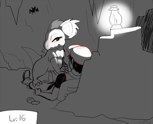 backpack bestiality bodily_fluids cave clothing cowgirl_position detailed_background dominant dominant_female duo_focus erection female feral fist from_front_position genital_fluids genitals group hat headgear headwear human_on_feral imminent_sex inside interspecies lamp level_number male male/female male_on_feral number on_bottom on_top penis pokephilia potion potion_(pokemon) red_eyes sex vaginal_fluids vulva wounded shroudedmouse nintendo pokemon pokemon_trainer red_(pokemon) bat generation_1_pokemon human mammal nidorina pokemon_(species) zubat 2016 digital_media_(artwork) hi_res monochrome sketch
