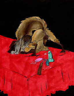 anthro anus arm_tuft ass_up backsack balls bed bent_arm big_ears big_tail biped black_background black_eyes bodily_fluids brown_anus brown_balls brown_body brown_butt brown_ears brown_face brown_fur brown_paws brown_penis brown_perineum brown_tail butt buttplug dark_anus dark_balls dark_body dark_eyes dark_fur dark_paws dark_penis digitigrade dildo dripping elbow_tuft erection fluffy fluffy_tail fur fur_tuft furniture genital_fluids genitals grey_body grey_fur grey_hair hair humanoid_dildo humanoid_genitalia humanoid_penis inside lube male male_anthro matched_pair mismatched_genitalia mismatched_humanoid_penis mismatched_penis monotone_anus monotone_balls monotone_butt monotone_genitals monotone_paws monotone_penis monotone_perineum monotone_tail multicolored_body multicolored_ears multicolored_fur multicolored_hair nude on_bed paddle paws penis perineum plug_(sex_toy) precum precum_drip presenting presenting_hindquarters raised_tail sex_toy shoulder_tuft silver_body silver_ears simple_background solo tail tail_anus tuft two_tone_body two_tone_ears two_tone_fur two_tone_hair white_hair year strange-selki bat-eared_fox canid canine fox mammal 2008 dated signature source_request