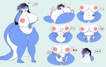 abdominal_bulge after_vore ambiguous_gender ambiguous_prey anthro anthro_pred areola belly belly_rub big_breasts biped black_hair blue_body blue_skin bodily_fluids breasts curvy_figure death digestion digestion_sequence duo female female_pred front_view genital_fluids genitals gradient_hair grey_background hair hand_on_belly heart_symbol huge_breasts larger_anthro larger_female larger_pred long_hair multicolored_body multicolored_skin navel nipples nude open_mouth orgasm overweight overweight_anthro overweight_female pictographics pink_nipples purple_hair pussy question_mark shocked simple_background size_difference smaller_ambiguous smaller_prey soft_vore solo_focus speech_bubble standing struggling tail thick_tail thick_thighs two_tone_body two_tone_skin vaginal_fluids voluptuous vore white_body white_skin wide_hips dolphysoul natsumi_(dolphysoul) cetacean dolphin mammal marine oceanic_dolphin toothed_whale digital_media_(artwork) hi_res sequence