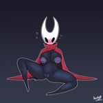 anthro areola big_areola big_nipples black_body blush bog breasts clothed clothing female genitals huge_areola huge_nipples inverted_nipples multicolored_body nipples partially_clothed puffy_areola puffy_nipples pussy simple_background sitting solo two_tone_body white_body hambor12 hollow_knight team_cherry hornet_(hollow_knight) arthropod 1:1 hi_res