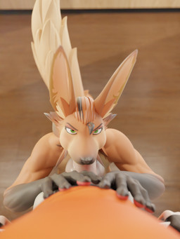 angry angry_sex big_penis deep_throat duo female fur genitals green_eyes looking_at_viewer male male/female mouthful muscular muscular_female muscular_male oral oral_penetration pawpads penetration penis sex leodamodeler_(modeler) valorlynz_(modeler) arknights hypergryph studio_montagne aak_(arknights) athena_(leodamodeler) 3:4 3d_(artwork) blender_(artwork) blender_cycles_(artwork) digital_media_(artwork) hi_res
