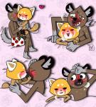 accessory after_sex aftercare afterglow aggretsuko ahegao ailurid ambiguous_penetration anthro anthro_on_anthro anthro_penetrated anthro_penetrating anthro_penetrating_anthro babblingbrookebutler bed bedding black_body black_ears black_fur blanket blush bodily_fluids bottomwear boxers_(clothing) boxers_only breath brown_body brown_fur butt canid canine clothed clothing constricted_pupils digit_ring doggystyle duo eyes_closed fangs female female_penetrated fishnet fishnet_clothing fishnet_legwear flat_chested floral_pattern foreplay frilly from_behind_position fur furniture garter garter_belt garter_straps grey_body grey_fur haida_(aggretsuko) hand_on_muzzle heart_symbol hi_res husband_and_wife hyena inner_ear_fluff jewelry kiss_on_lips kissing larger_male legwear looking_pleasured lying male male/female male_penetrating male_penetrating_female mammal married_couple multicolored_body multicolored_fur nude on_back on_lap on_model on_side open_mouth orange_body orange_fur panties panting partially_clothed pattern_boxers pattern_clothing pattern_underwear penetration polka_dot_boxers pupils red_clothing red_panda red_panties red_underwear retsuko ring sanrio sex sharp_teeth short_stack shorts sitting sitting_on_lap size_difference small_pupils smaller_female smile spots spotted_clothing spotted_hyena spotted_underwear stockings sweat tail tail_motion tailwag teeth thick_thighs thigh_highs tongue tongue_out topless topless_anthro topless_female topless_male tuft under_covers underwear underwear_only wedding_ring white_body white_boxers white_clothing white_ears white_fur white_underwear wide_hips