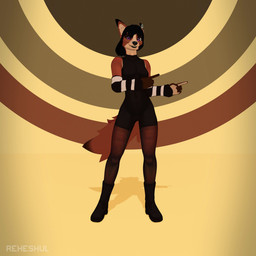 5_fingers alternative_fashion anthro black_boots black_clothing black_footwear boots clothed clothing dancing ear_piercing female fingers footwear fully_clothed fur goth inner_ear_fluff legwear looking_at_viewer music pantyhose piercing purple_eyes red_body red_fur shoes smile solo synced_to_music tail tail_motion tailwag tuft reheshul miraclebutt_(modeler) pokedance lilly_(funsizedthought) canid canine fox mammal 1:1 3d_(artwork) 3d_animation animated digital_media_(artwork) hi_res short_playtime sound