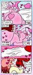 anal anal_penetration anthro big_breasts big_butt big_penis bodily_fluids breast_milking breasts butt chaos_elfilis chinchillid comic dialogue duo english_text female genitals hair heart_symbol hi_res kirby kirby_(series) kirby_and_the_forgotten_land lactating lewdchuu_(artist) male male/female mammal nintendo p.k-98 penetration penis pink_body pink_hair rodent sex starling_(species) text white_body