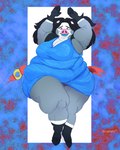 anthro blue_lips breasts clothing dress female lips morbidly_obese morbidly_obese_anthro morbidly_obese_female obese obese_anthro obese_female overweight overweight_anthro overweight_female solo unonyx domestic_pig mammal suid suina sus_(pig) 4:5 absurd_res hi_res