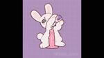 abdominal_bulge anthro anus background_music blush blush_lines bodily_fluids butt chibi clitoris dildo dildo_in_pussy dildo_insertion ears_down eyes_closed female female_penetrated front_view fur genital_fluids genitals green_eyes looking_back looking_pleasured lube lube_bottle lube_on_dildo lying masturbation moan multiple_positions nude on_back one_eye_closed open_mouth penetration pivoted_ears purple_background pussy rear_view sex_toy sex_toy_in_pussy sex_toy_insertion short_tail simple_background solo standing tail thumping_foot vaginal vaginal_masturbation vaginal_penetration white_body white_fur x_anus pinkanimations star_rifle lagomorph leporid mammal rabbit 16:9 2d_animation animated frame_by_frame short_playtime sound webm widescreen