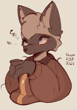 ambiguous_anthro ambiguous_gender anthro blue_eyes clothed clothed_ambiguous clothed_anthro clothing head_tuft simple_background solo tuft conditional_dnp tohupo cynthia_(tohupo) domestic_cat felid feline felis mammal siamese_cat 2025 digital_drawing_(artwork) digital_media_(artwork) female_(lore)