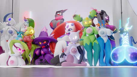 anthro big_breasts big_nipples breasts clothed clothing female female_anthro genitals glowing glowing_body group huge_nipples nipples panties parasol plant pokemorph topless underwear vulva xaz3d nintendo pokemon absol amphibian eeveelution elemental_creature flora_fauna froslass future_pokemon generation_1_pokemon generation_3_pokemon generation_4_pokemon generation_5_pokemon generation_6_pokemon generation_7_pokemon generation_9_pokemon greninja humanoid legendary_pokemon mammal maractus mega_absol mega_banette mega_evolution meloetta meloetta_(aria_form) mewtwo miraidon mismagius paradox_pokemon pokemon_(species) reptile scalie shiny_pokemon swampert treecko tsareena ultimate_mode_miraidon vaporeon 16:9 3d_(artwork) blender_(artwork) digital_media_(artwork) widescreen