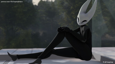 2_horns biped black_body black_eyes blurred_background empty_eyes exoskeleton female fingers flexing hand_on_knee hand_on_leg happy horn looking_at_viewer pose relaxed_expression relaxing sitting sitting_on_ground slim_female smile smiling_at_viewer solo text white_head white_text window 5naptrap hollow_knight_(franchise) team_cherry hornet_(hollow_knight) arachnid arthropod humanoid insect spider 16:9 2025 3d_(artwork) artist_name digital_media_(artwork) english_text hi_res source_filmmaker_(artwork) url widescreen