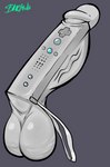 absurd_res blackarabi controller dildo game_controller hi_res humanoid_dildo nintendo nintendo_controller sex_toy solo what what_has_magic_done what_has_science_done wii