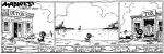 alcoholic ambiguous_gender bar base_one_layout border feral group harbor humor lighthouse one_row_layout sea seaside ship solo text three_frame_image three_frame_sequence vehicle water watercraft white_border tony_millionaire maakies drinky_crow avian bird corvid corvus_(genus) crow oscine passerine bad_metadata comic english_text missing_sample monochrome one_page_comic sequence