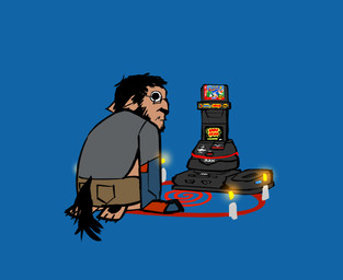 beard candle claws clothed clothing cybernetic_limb electronics facial_hair game_console kneeling male pawpads pointy_ears solo summoning_circle tail toe_claws toony hurricane128 mythology sega sonic_the_hedgehog_(series) sonic_the_hedgehog canid canine humanoid mammal mythological_canine mythological_creature werecanid werecanine werecreature werewolf