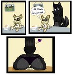 anthro black_hair bodily_fluids butt clothing duo female hair panties plushie sitting sitting_on_another sitting_on_object smothering sweat sweaty_butt underwear infiniteshades snezhinka_(infiniteshades) canid canine fox mammal 1:1 absurd_res hi_res