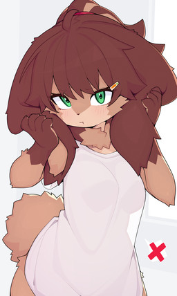 anthro biped breasts claws clothed clothed_anthro clothed_female clothing female fingers front_view fur hair looking_at_viewer solo standing tail devil-vox star_wars star_wars_visions lop_(star_wars_visions) lagomorph lepi leporid mammal rabbit 2026 digital_drawing_(artwork) digital_media_(artwork) hi_res
