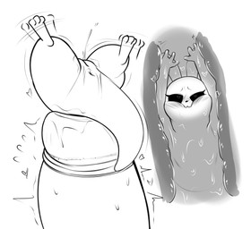 3_fingers 3_toes anthro anthro_prey anus biped black_eyes blush blush_lines bodily_fluids cock_vore digitigrade duo ejaculation empty_eyes extreme_size_difference eyelashes faceless_character faceless_human faceless_male feet female female_anthro female_prey fingers foreskin genital_fluids genitals glans head_first heart_eyes heart_symbol human_on_anthro human_pred humanoid_genitalia humanoid_penis internal internal_urethral interspecies larger_human larger_male larger_pred looking_pleasured male male/female male_human male_pred micro mouth_closed partially_inside penile penis retracted_foreskin sex size_difference smaller_anthro smaller_female tail toes upside_down vaginal_fluids vaginal_squirting vore vulva wet willing_prey dibujito rain_world videocult human mammal slugcat 2025 absurd_res greyscale hi_res monochrome
