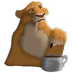 beverage black_lips claws coffee container cup fangs feral lips male sabertooth_(anatomy) solo teeth thrasher_(artist) blue_sky_studios ice_age_(series) diego_(ice_age) felid mammal prehistoric_species saber-toothed_tiger 2009 low_res