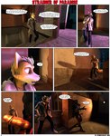 3d_(artwork) absurd_res alley anthro bottomless canid canine clothed clothing coat comic cuckold dialogue digital_media_(artwork) duo english_text erection fish fox fox_mccloud hi_res lizard male male/male mammal marine nintendo reptile scalie shadow shark star_fox text topwear trenchcoat viciouscabaret