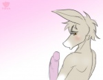 anthro big_penis blush erection genitals long_ears long_penis male nervous penis shy simple_background solo young tridark taquito asinus donkey equid equine mammal