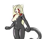 anthro black_goo bound breasts encasement female fur genitals goo_transformation hair latex nude one_breast_out open_mouth paws pussy sex_doll sex_toy_transformation simple_background solo standing transformation white_background ivory-raven shea ailurid mammal red_panda 2016 6:5 digital_media_(artwork) sketch