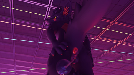 anal anal_beads anal_beads_in_ass anal_penetration anal_vore anthro butt fur glowing glowing_eyes group hand_on_butt hand_on_hip inside_sex_toy laser looking_at_viewer looking_back looking_down low-angle_view lying male male/male micro nightclub nlack_fur object_in_ass on_front penetration presenting presenting_hindquarters raised_tail rear_view sex_toy sex_toy_in_ass sex_toy_insertion size_difference tail vore wings yellow_body yellow_fur softdiamond_(artist) softdiamond avali canid canine canis fennec_fox fox mammal true_fox wolf 16:9 4k absurd_res blender_(artwork) blender_cycles_(artwork) digital_media_(artwork) hi_res widescreen