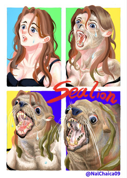bra clothing female feral hair human_to_feral long_hair nightmare_fuel open_mouth seaweed solo species_transformation transformation transformation_sequence underwear nal_chaica animal_humanoid humanoid mammal marine marine_humanoid pinniped pinniped_humanoid sea_lion sea_lion_humanoid comic hi_res