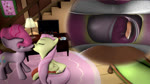 duo female female/female feral french_kissing internal kissing open_mouth flutterthrash grumblepluck skunkfrakker friendship_is_magic hasbro my_little_pony equid equine horse mammal 16:9 3d_(artwork) 3d_animation animated digital_media_(artwork) no_sound short_playtime webm widescreen