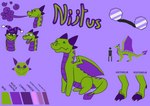 ambiguous_gender clothing eyewear feet feral glasses green_body hat headgear headwear minimalism minimalist poison scales simple_background sitting solo tail ventral_scales nijtus mythology dragon mythological_creature mythological_scalie scalie absurd_res hi_res model_sheet male_(lore)