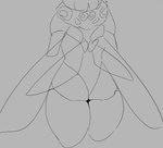 big_butt butt butt_shot female grey_background monster_girl_(genre) rear_view simple_background solo thick_thighs wings chef_(artist) leopard_moth_(chef033) arthropod giant_leopard_moth insect lepidopteran moth tiger_moth 2021 digital_drawing_(artwork) digital_media_(artwork) hi_res monochrome sketch