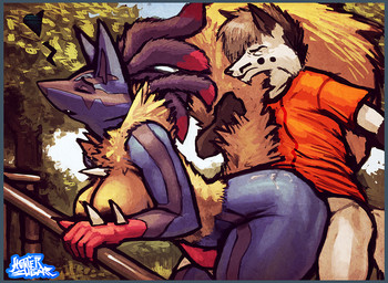 anthro big_breasts big_butt bottomless breasts butt canine clothed clothing cum cum_on_body cum_on_butt duo eyes_closed female half-dressed interspecies larger_female lucario male male/female mammal mega_evolution mega_lucario nintendo nipples nude outside penetration pokémon poképhilia sex size_difference sligarthetiger smaller_male video_games wide_hips
Rating: Explicit
Score: 40
User: chdgs
Date: October 04, 2014 anthro big_breasts big_butt bottomless breasts butt canine clothed clothing cum cum_on_body cum_on_butt duo eyes_closed female half-dressed interspecies larger_female lucario male male/female mammal mega_evolution mega_lucario nintendo nipples nude outside penetration pokémon poképhilia sex size_difference sligarthetiger smaller_male video_games wide_hips
Rating: Explicit
Score: 40
User: chdgs
Date: October 04, 2014